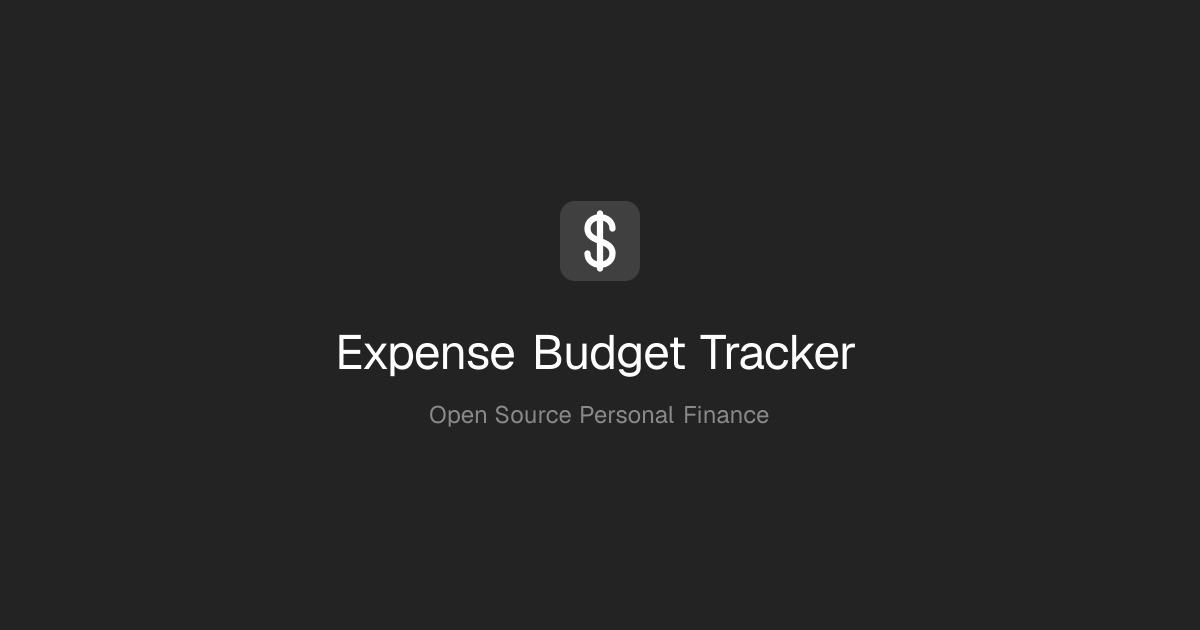 expense-budget-tracker website preview